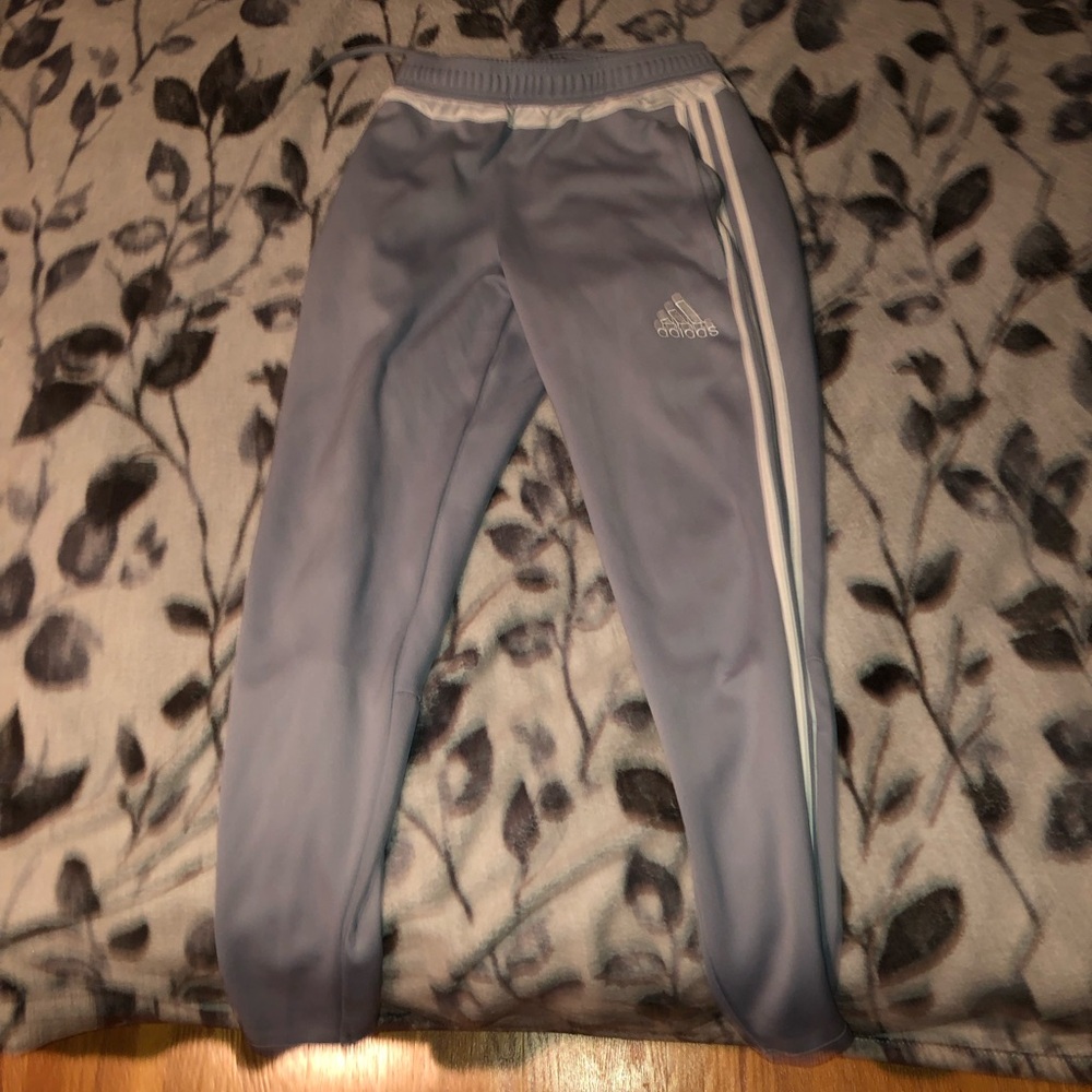 Adidas - Grey Mens Size Small Track Suit Pants